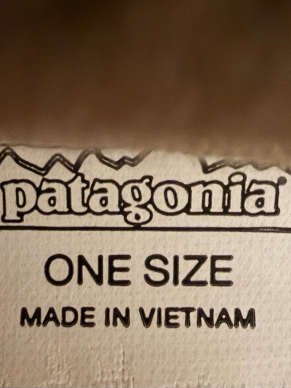 Patagonia Men’s Corduroy Mountain Logo Hat | Beige & Navy - Picture 7 of 7